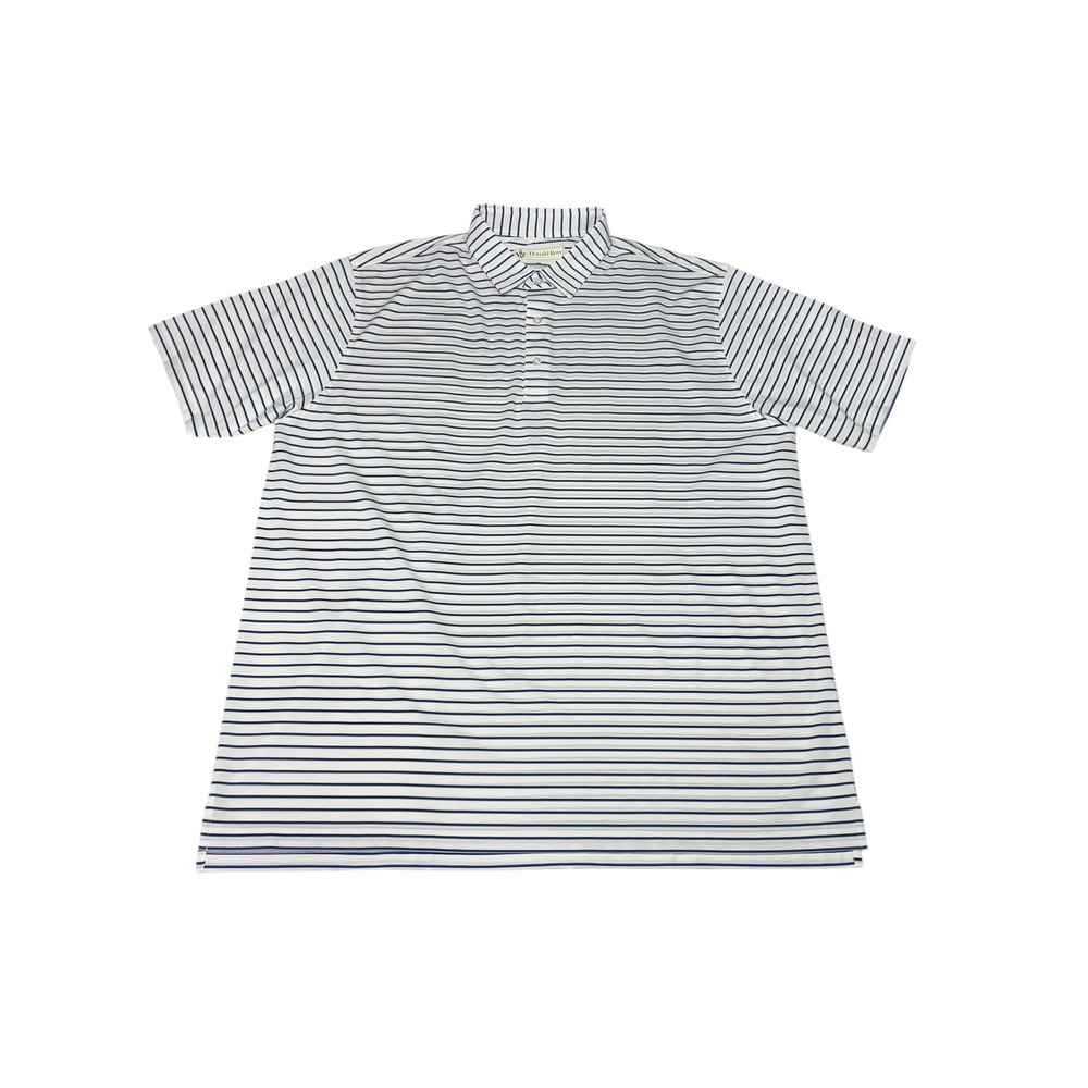 Donald Ross Sportswear XL Polo Shirt Striped Golf‎ Athletic Casual Mens